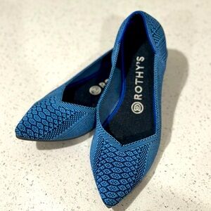 Rothy’s Lapis Python Point Women’s Flats